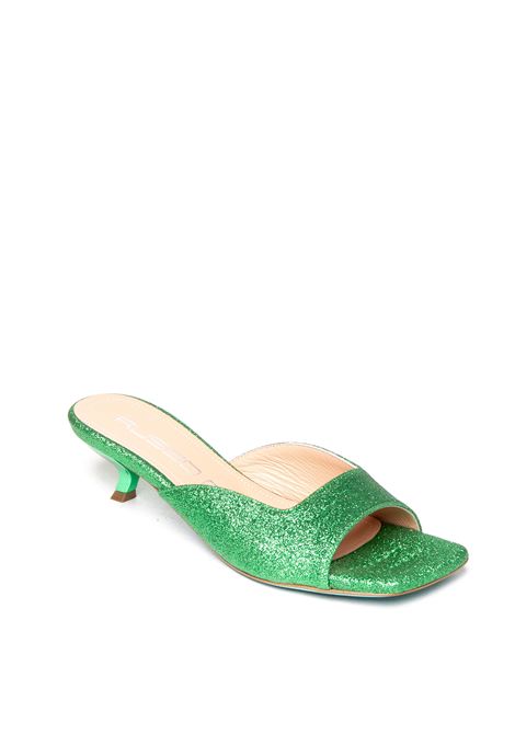 Sandalo alina glitter verde RUSSO G | ALINA109BRIGHT SUPER-VERDE